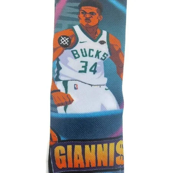 Stance Mens Medium Shoe Size 6-8.5 Fast Break Giannis Antetokounmpo Crew Socks - Picture 3 of 6
